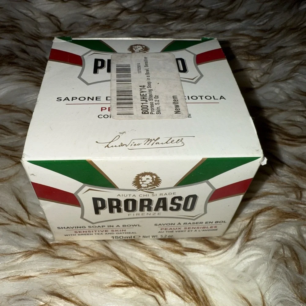 Proraso Shaving Soap in a Bowl for Sensitive Skin